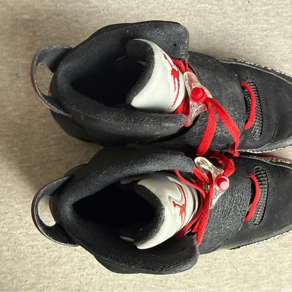 Nike AIR JORDAN Son Of Mars Mid Low Bred 512245-001 Men's Size 12 Black/ Red - Picture 8 of 13